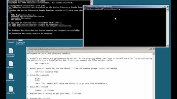Microsoft Windows Server 2008 Active Directory Database Defragmentation