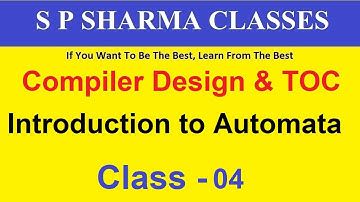 4 - Compiler Design and TOC -  Introduction to Automata #hpsc #nielit #compiler_design #toc
