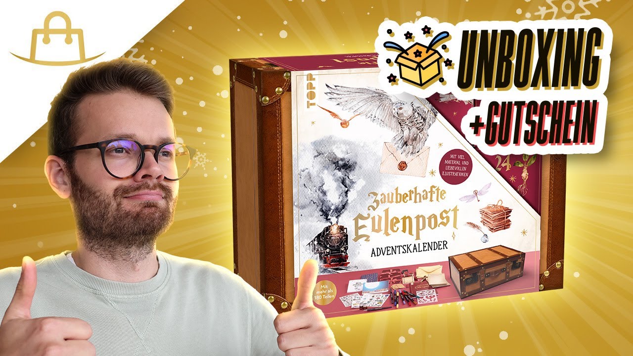 Kreativ? Kann ich! 🎨 Zauberhafte Eulenpost Adventskalender 2024 🎄🦉 |  INHALT UNBOXING