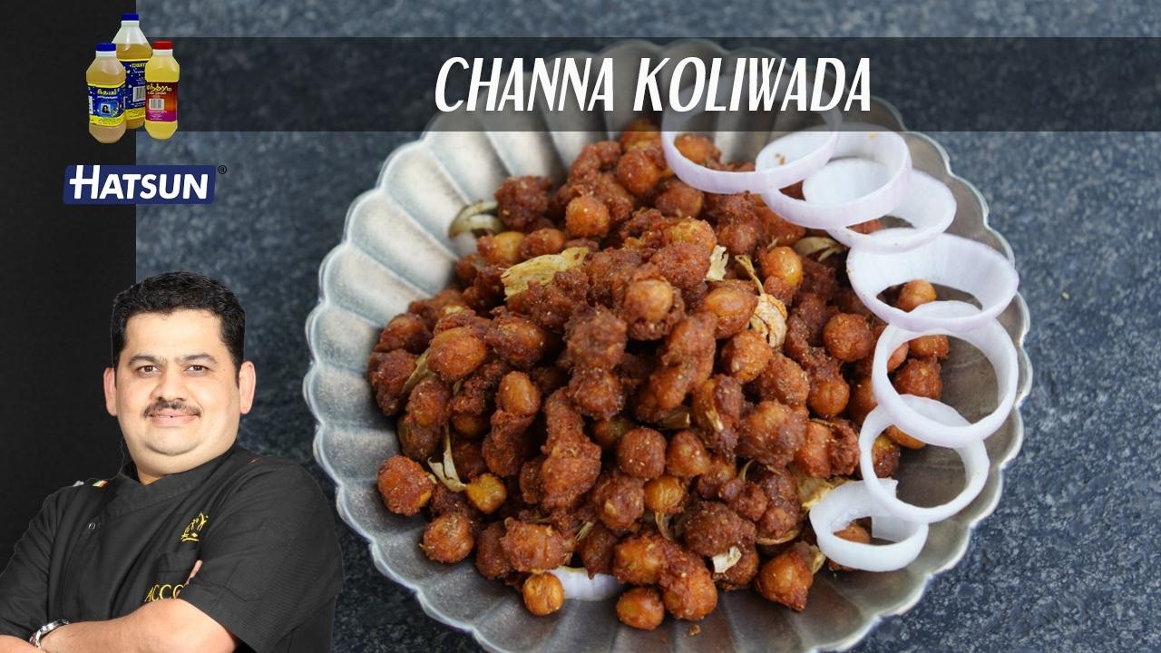 Channa Koliwada | Protein Rich Snack | Tea-time or Cocktail snacks | Bachelors | Chef Venkatesh Bhat