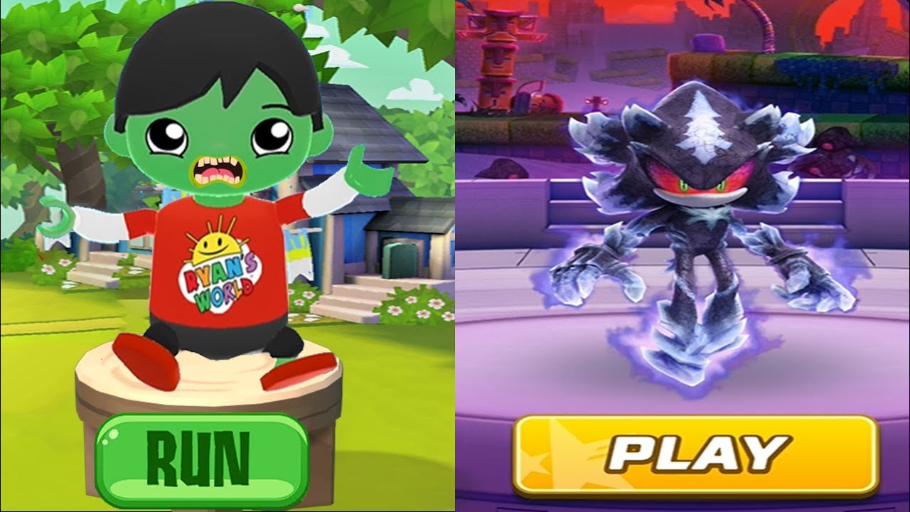 Tag with Zombie Ryan vs Sonic Forces - Mephiles the Dark New Character ...
