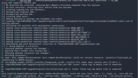 how to solve unable rebuild apk with apktool