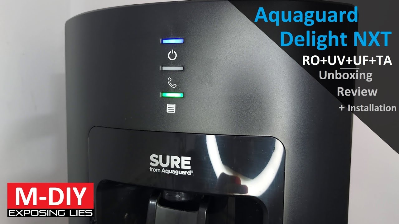 Aquaguard Delight NXT RO (Unboxing Review + Installation) YouTube