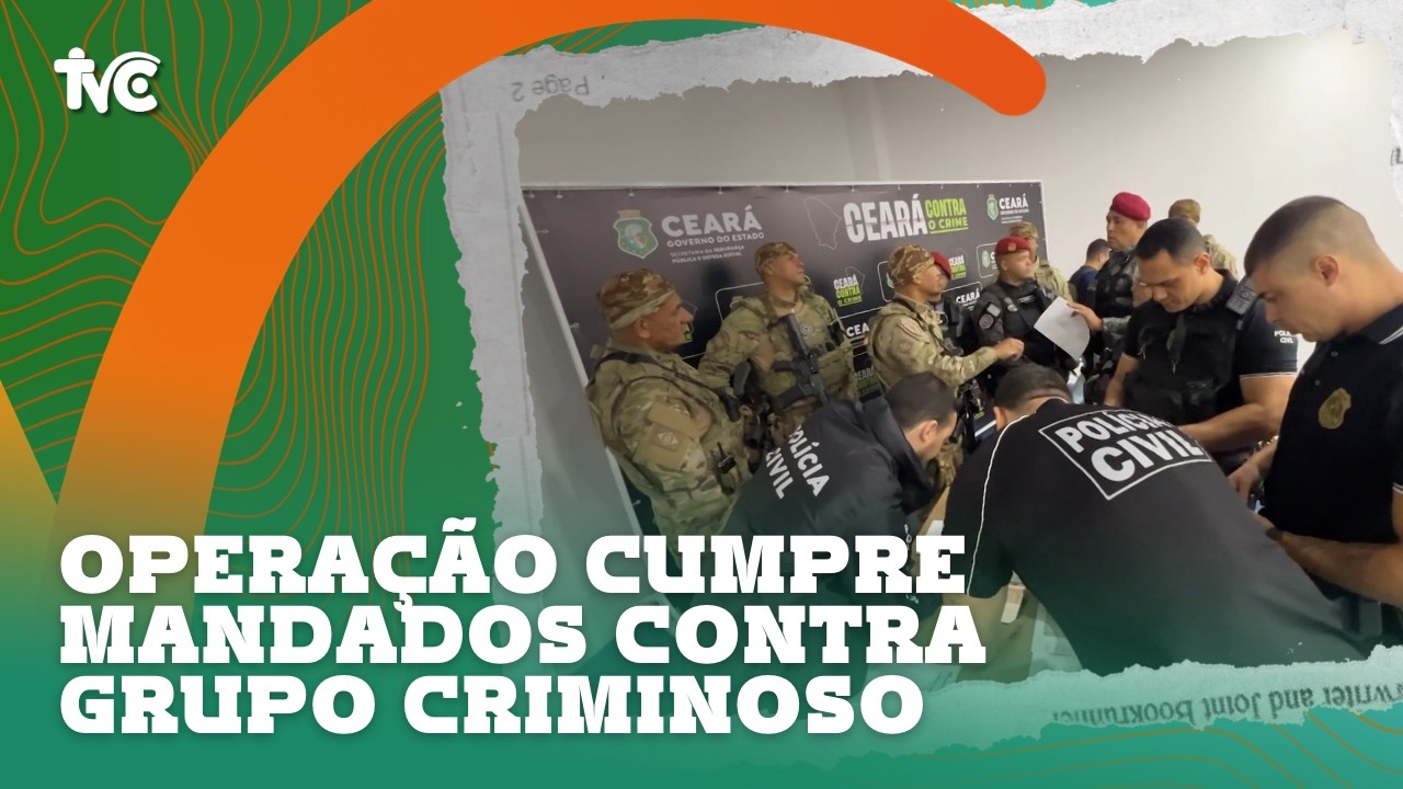 Operação cumpre mandados contra grupo criminoso