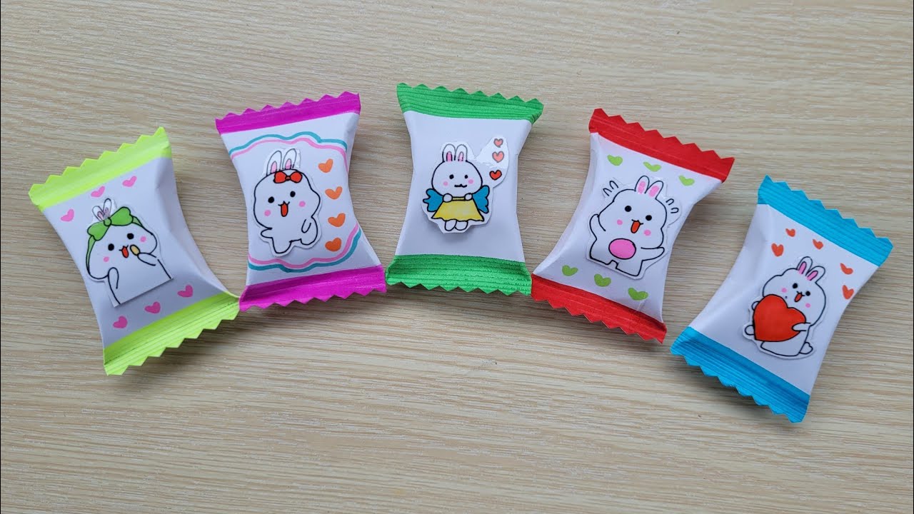 Cách Làm Vỏ Kẹo Bằng Giấy/ how to make candy shells... - youtube