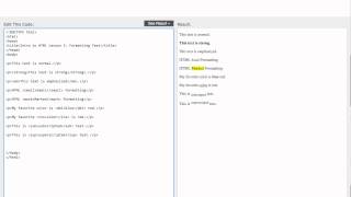 Intro to HTML - Lesson 3: Formatting Text