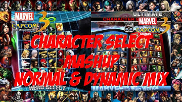 Character Select Mashup (Normal and Dynamic Mix) - (MvC3/UMvC3)