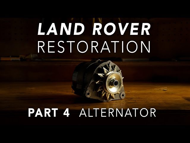 Land Rover Restoration Part 4 - Alternator