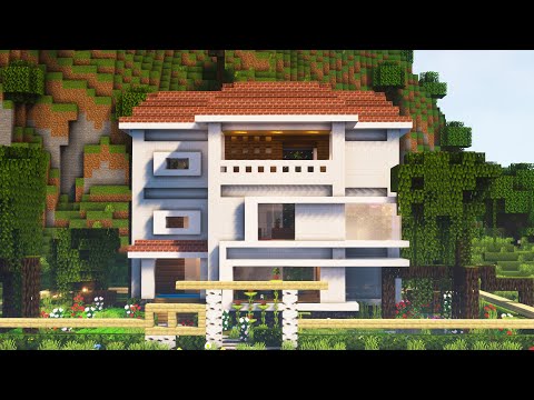 Video Minecraft | Cách Xây Biệt Thự Hiện Đại 3 Tầng Sang... - youtube