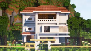 Minecraft | Cách Xây Biệt Thự Hiện Đại 3 Tầng Sang Trọng screenshot 2