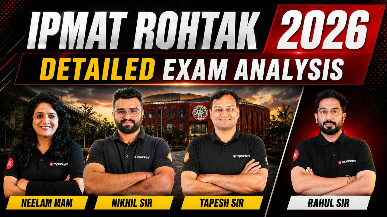 IPMAT Rohtak 2026 Detailed Exam Analysis | Questions, Difficulty Level ...