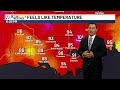 No sign of cooler weather as fall officially begins