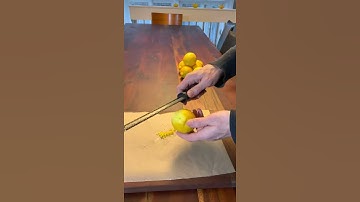 Step 3: How to Zest Lemons Perfectly for Limoncello #Shorts