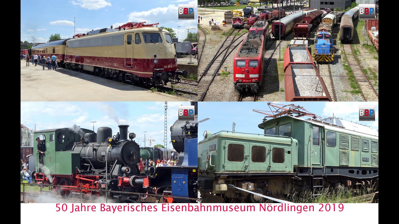 50 Jahre Bayerisches Eisenbahnmuseum ( BEM ) - Rundgang, Nördlingen, Germany, 30.05.2019.