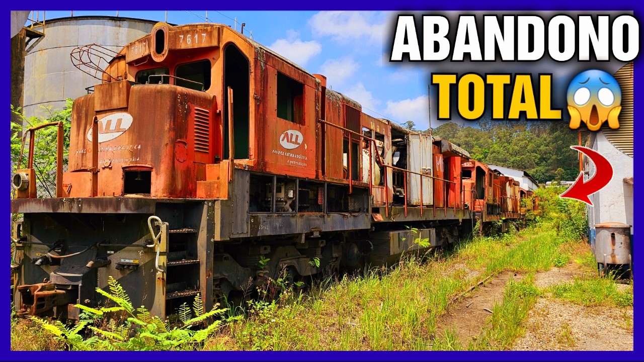 Cemitério de locomotivas Fepasa e ALL em Mairinque | Loba, C30-7, SD40 e Muito Mais