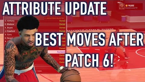 NBA2k16| 90 OVR PG Attribute Update!#5| Best Signature Styles After Patch 6!