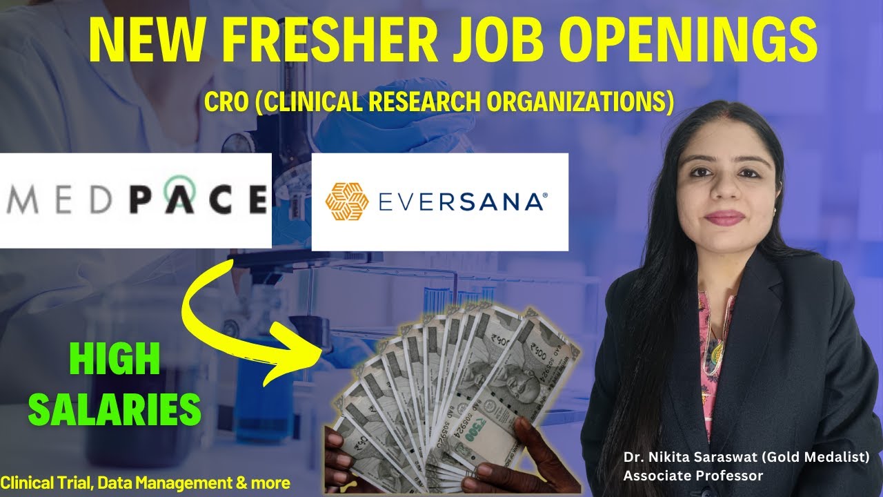 High Salary Jobs for Pharma & Medical FRESHERS | Top CRO Hiring Pharma ...