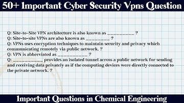 MCQ Questions Cyber Security Vpns with Answers