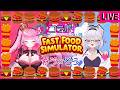 【Fast Food Simulator】今日からハンバーガー屋🍔🍟🥤のバイト始めるサメ🦈ですが何か？相方のイッヌ🐶を添えて～～【#深海眠がゔゔ #眞白そら】#1