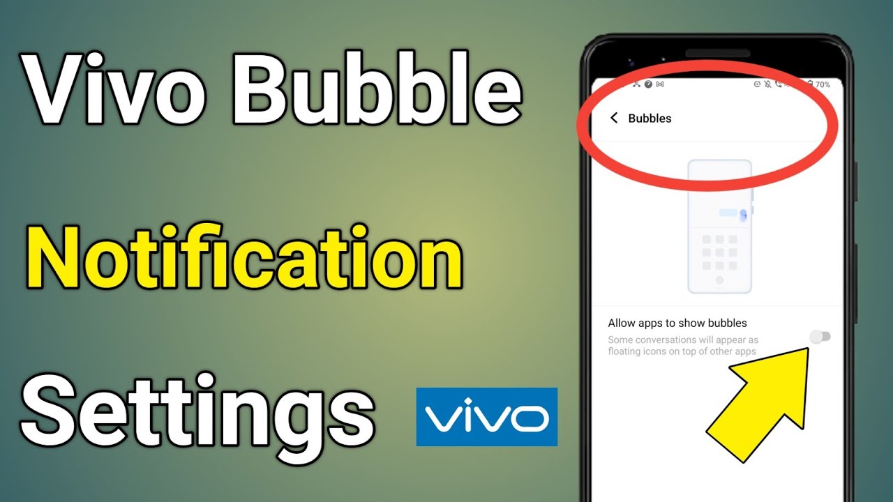 Vivo Vivo Bubble Notification Bubble Notification Android 12 YouTube