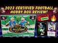 This box was loaded 2023 certified football hobby box review