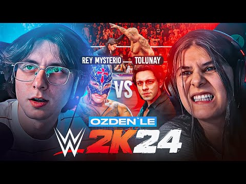 ÖZDENİN KAFASINI KIRDIM (GERÇEKTEN) | ÖZDENLE WWE 24