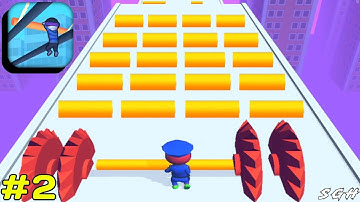 Roof Rails - Gameplay Walkthrough (Android, iOS) Part 2 | Level 16 - 25