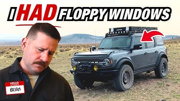 Ford Bronco Floppy Window Fix | Step-by-Step Guide