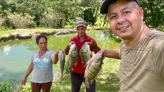 Pescaria no sítio da Suzana filha da dona vicentina dia maravilhoso com eles …