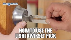 How to use the Lishi Kwikset Pick | Mr. Locksmith 