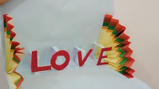 how to make a simple greeting card. Easy card idea.