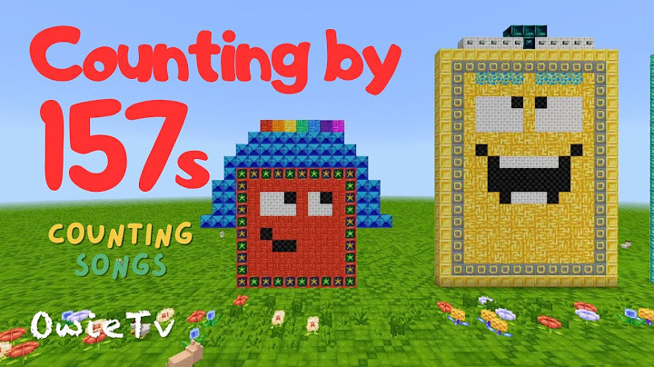 Counting by 157 Song | Minecraft Number Blocks Counting Songs | Counting Songs for Kids