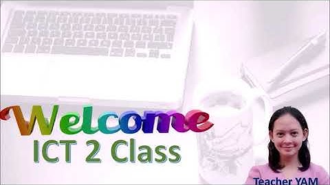 ICT 2 KEYBOARD ORIENTATION