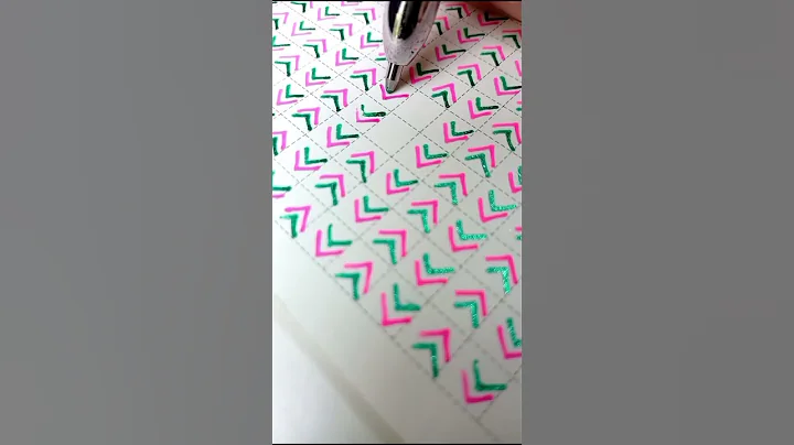 Ocd handwriting pattern #shorts #art #satisfying #asmr #handwriting #colors #relaxing #mood #love