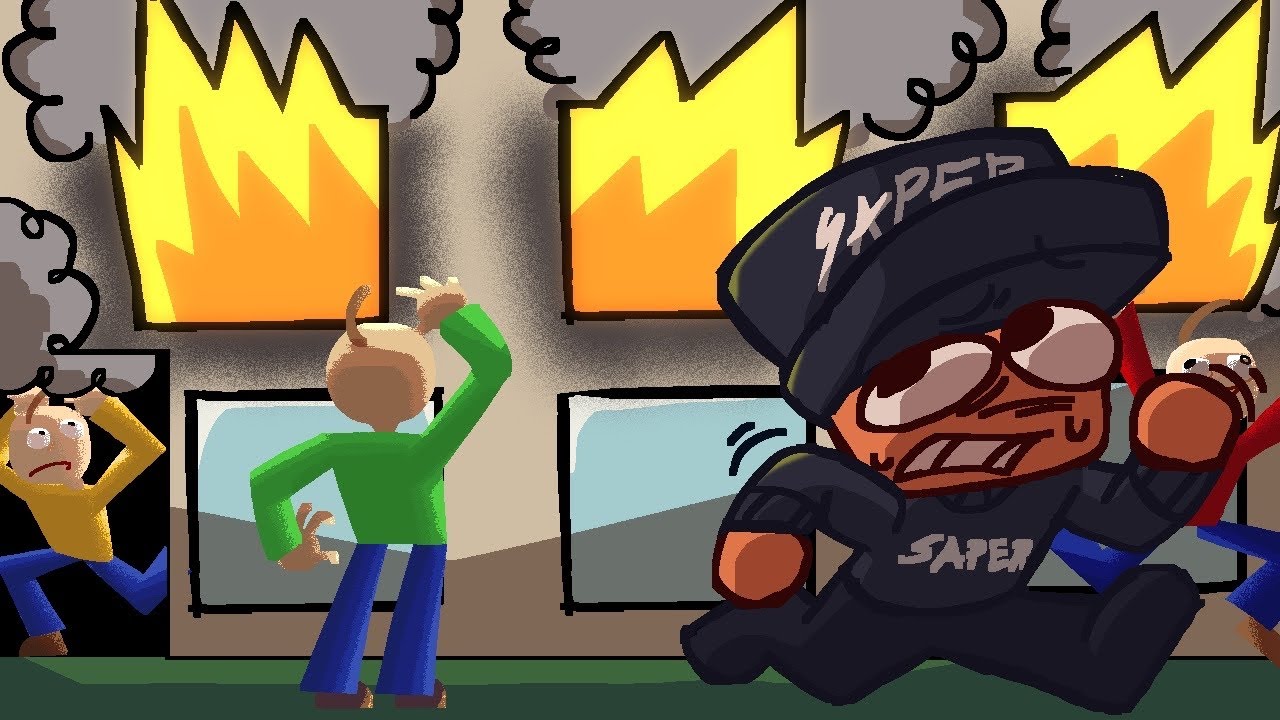 Baldi Disaster Survival Is CHAOS - YouTube