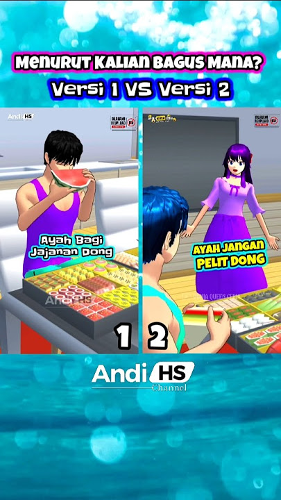Animasi VS Animasi - Minta Jajan #sakuraschoolsimulator #comedy