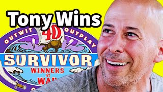 How Tony WON Survivor Winners at War