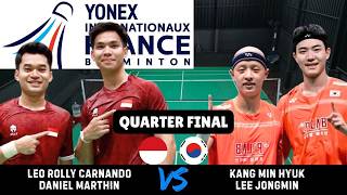 Leo Rolly Carnando/Daniel Marthin vs Kang Min Hyuk/Lee Jongmin French Open 2026 QF