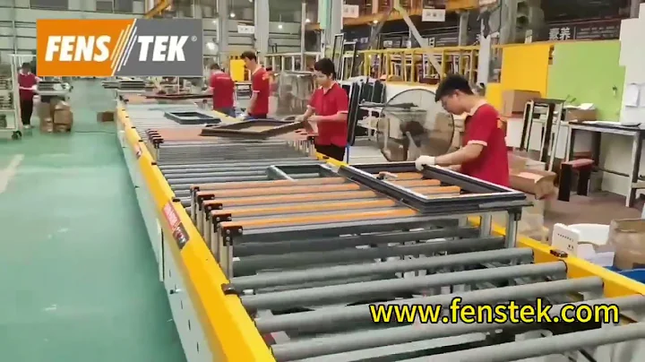 UPVC and Aluminum Window and Door Assembly line, window assembly production line for frame and sash