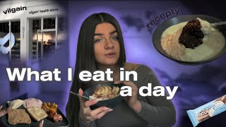 What I eat in a day | recepty, vilgain, vlogeec