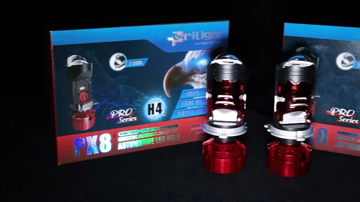 🚗New!!! Prilight PX8 Prilight H4 Mini Led Projector Headlight Lens. #prilight #automobile #carled