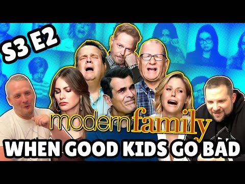 British Guys HILARIOUS Modern Family Reaction | Season 3 Episode 2 (When Good Kids Go Bad)