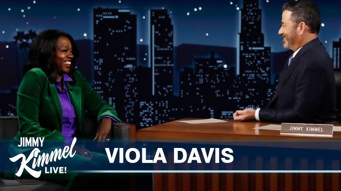 Viola Davis Explains Menopause to Jimmy Kimmel - YouTube