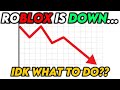 I'M LIVE! ROBLOX IS DOWN