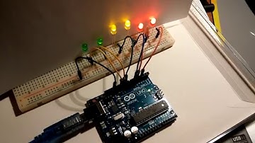 Новогодняя микрогирлянда на микроконтроллере Arduino Uno Rev3