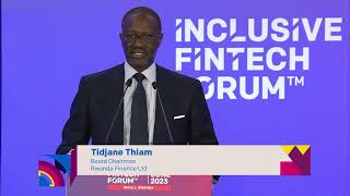 Inclusive FinTech Forum 2023 | Remarks by Tidjane Thiam