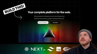 Hackalong 👨🏻‍💻 Cloning Vercel website with Tailwind CSS | Uncut process | Grid | GLSL shader
