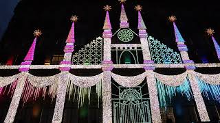 Saks Fifth Avenue Christmas Holiday Light Show in 2021New York City