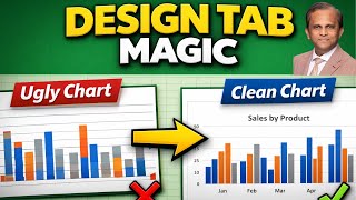 67. Stop Making Ugly Charts! Use Excel Chart Design Tab Properly