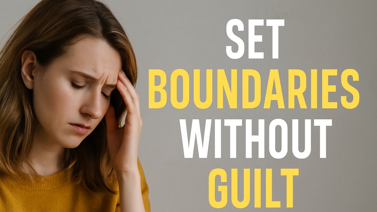 How to Set Boundaries Without Guilt – A Self-Empowerment Guide - YouTube